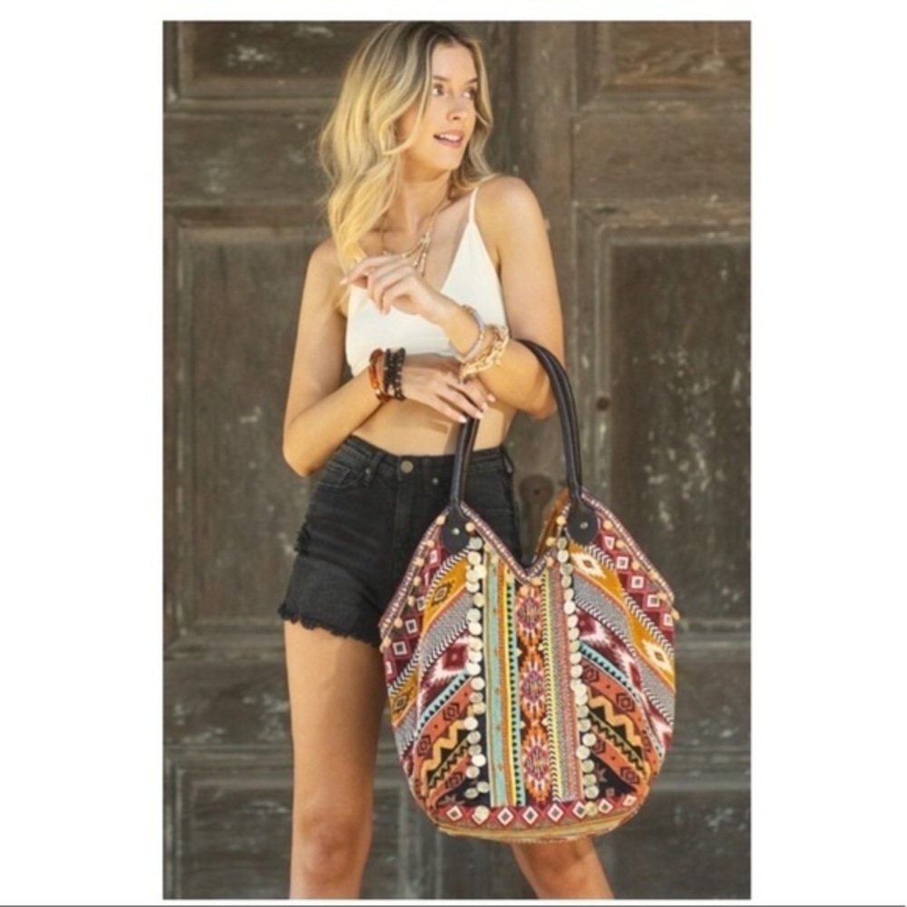 Ruggine Premium Artisan Crafted Patchwork Shoulde… - image 5